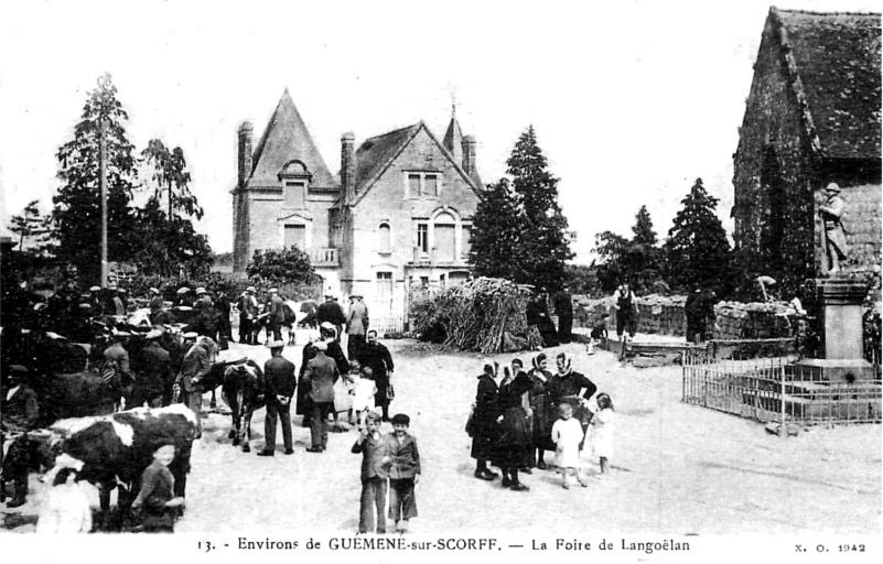 Ville de Langolan (Bretagne).