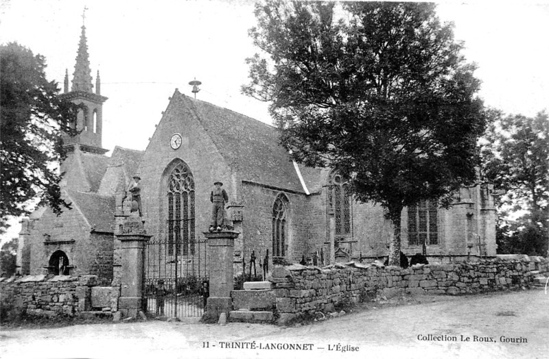 Eglise de la Trinit de Langonnet (Bretagne).