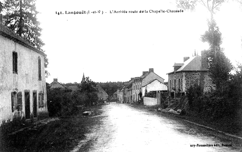 Ville de Langouet ou Langout (Bretagne).