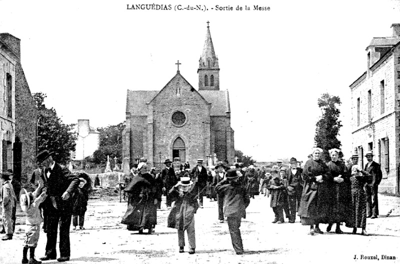 Ville de Langudias (Bretagne).