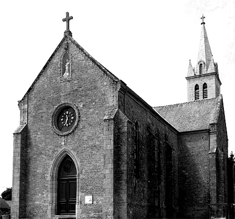Eglise de Langudias (Bretagne).