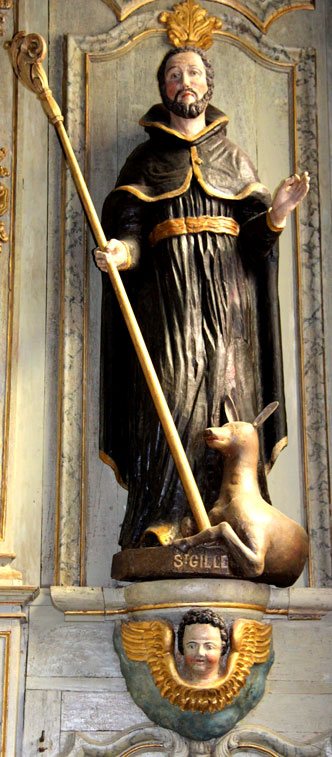 Statue de l'glise Saint-Loup de Lanloup (Bretagne)