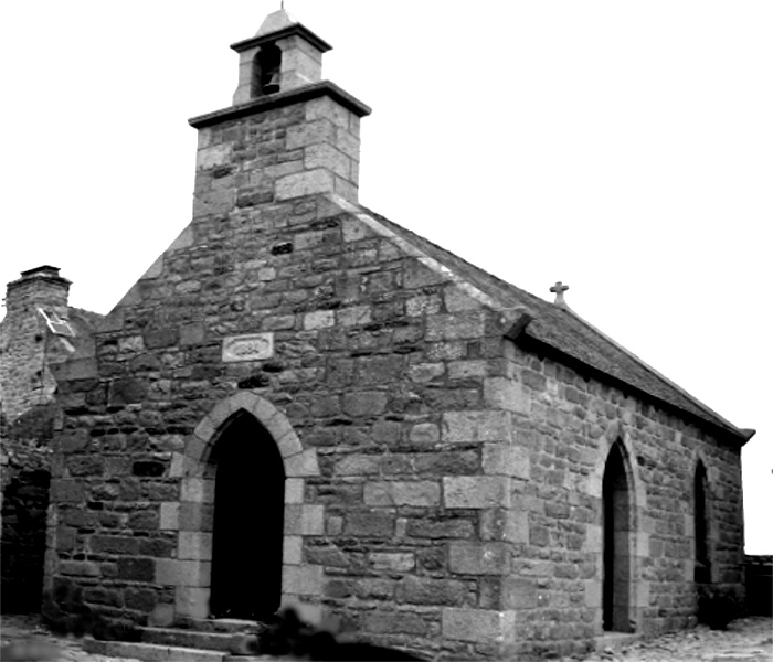 La chapelle de l'Ile-Maudez (Lanmodez en Bretagne),