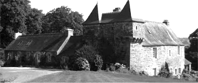 Manoir de Kerlosser  Lannanou (Bretagne).