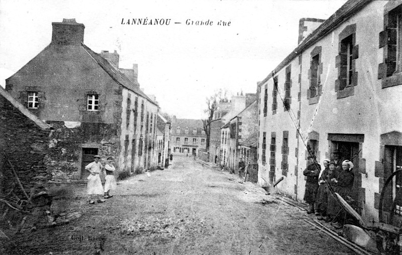 Ville de Lannanou (Bretagne).