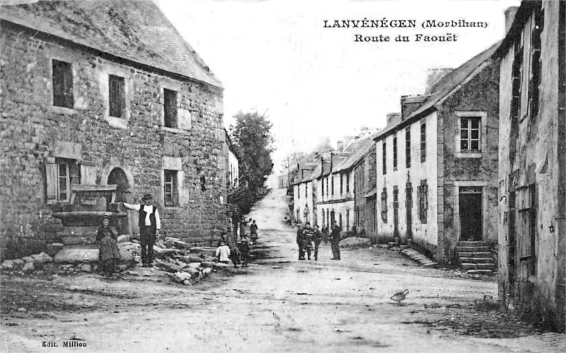 Ville de Lanvngen (Bretagne).
