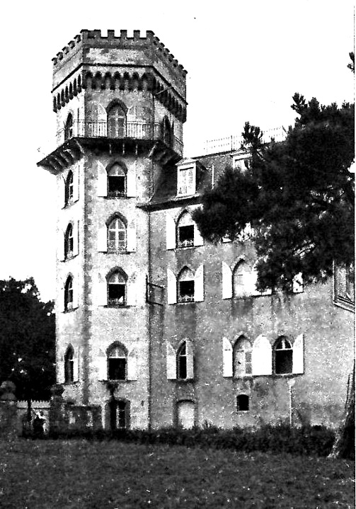 La tour de l'le de Berder en Larmor-Baden (Bretagne).