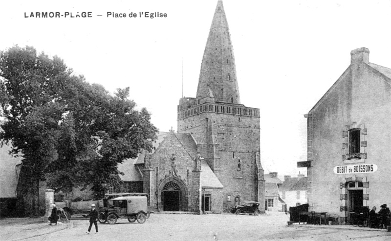Eglise de Larmor-Plage (Bretagne).