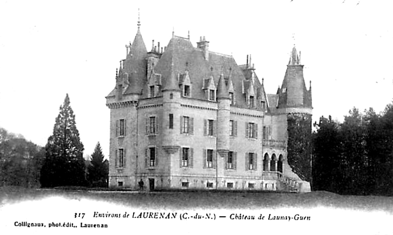 Ville de Laurenan (Bretagne) : chteau.