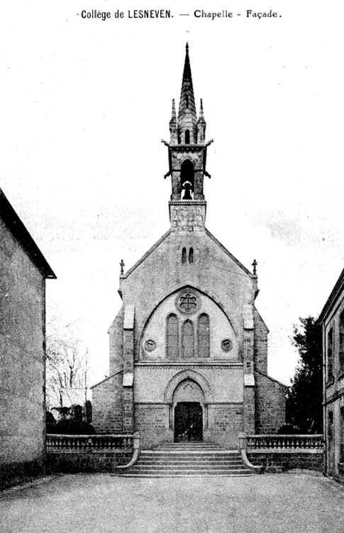 Ville de Lesneven (Bretagne) : chapelle du collge.