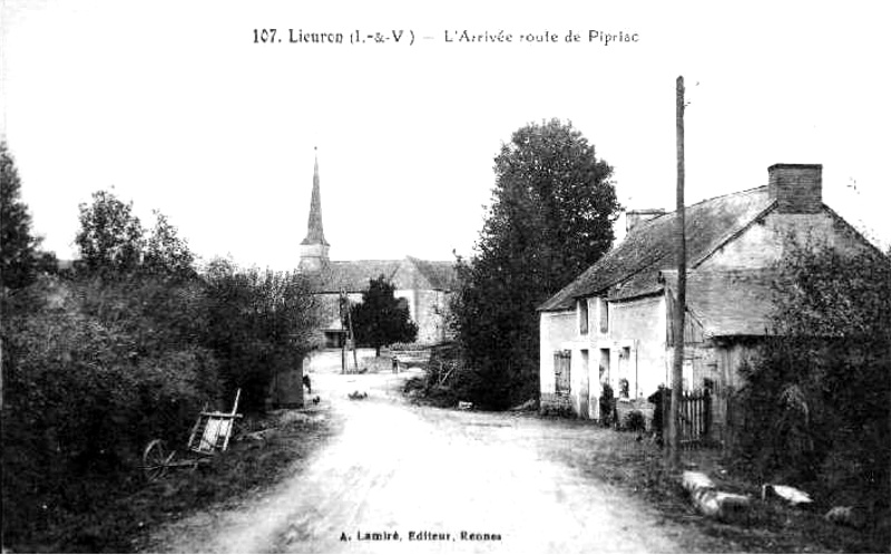 Ville de Lieuron (Bretagne).