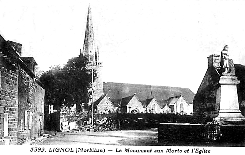 Eglise de Lignol (Bretagne).