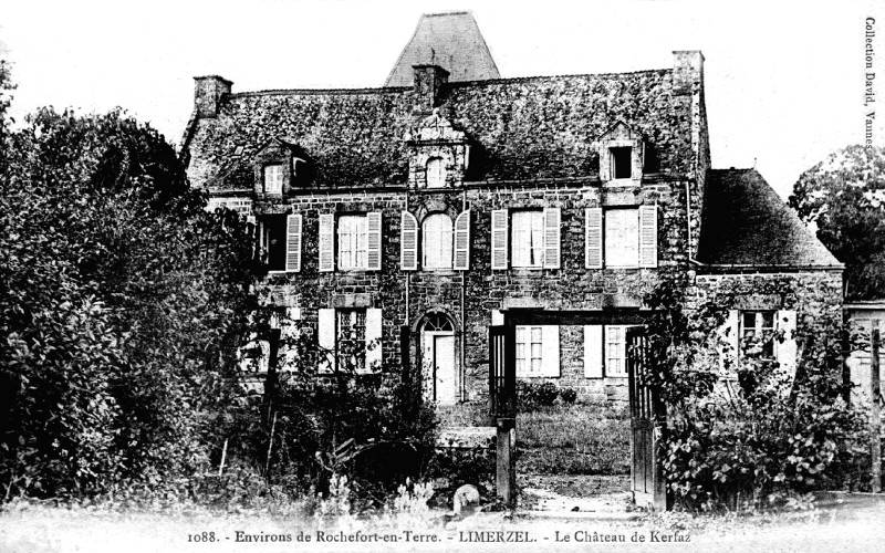 Château de Kerfaz à Limerzel (Bretagne).