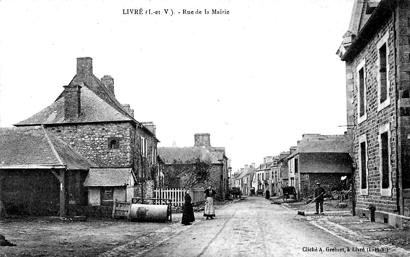 Ville de Livr-sur-Changeon (Bretagne).