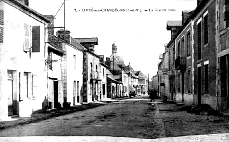 Ville de Livr-sur-Changeon (Bretagne).