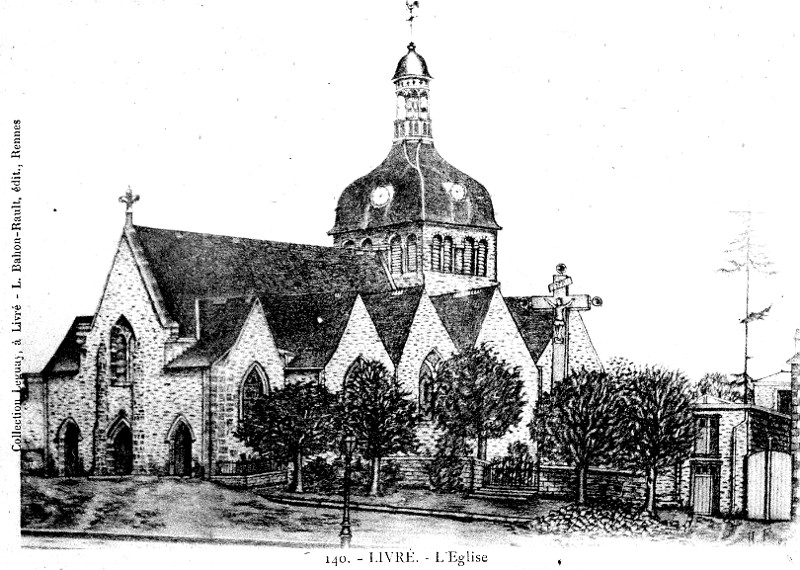 Eglise de Livr-sur-Changeon (Bretagne).