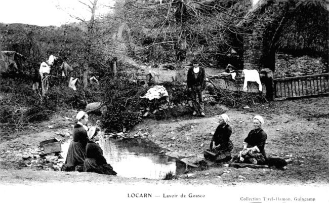 Lavoir de Locarn (Bretagne).