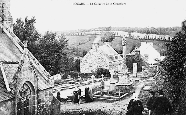 Calvaire et cimetire de Locarn (Bretagne).