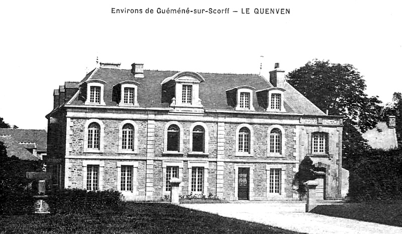 Chteau de Quenven  Locmalo (Bretagne).