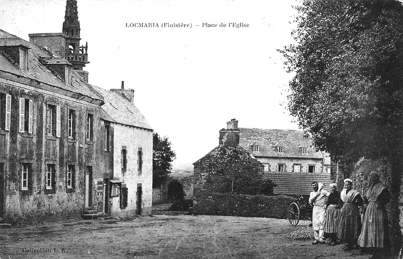 Ville de Locmaria-Plouzan (Bretagne).