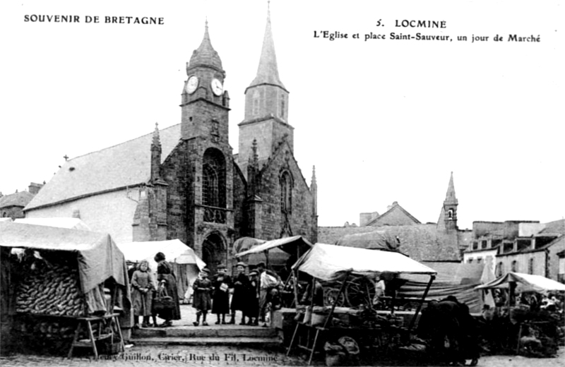 Eglise de Locmin (Bretagne).