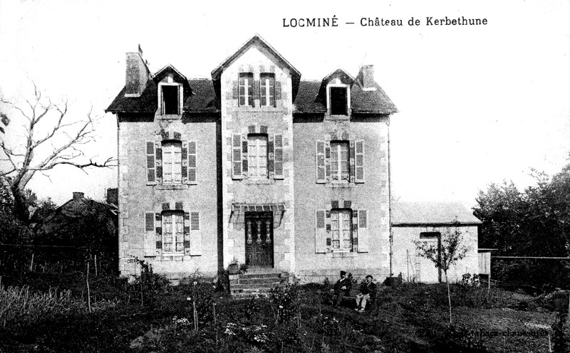 Chteau de Locmin (Bretagne).