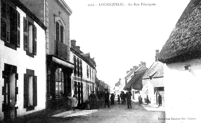 Ville de Locmiqulic (Bretagne).