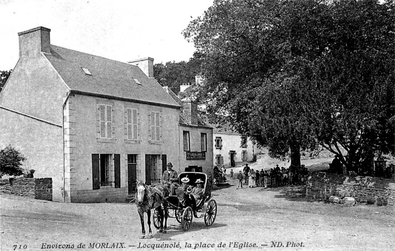 Ville de Locqunol (Bretagne).