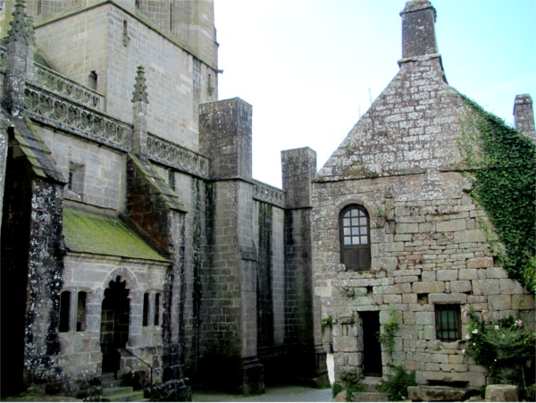 Eglise Saint-Ronan de Locronan (Bretagne).