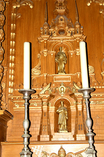 Matre-autel de l'glise Saint-Emilion de Loguivy-Plougras (Bretagne)
