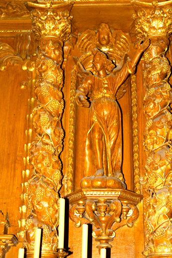 Matre-autel de l'glise Saint-Emilion de Loguivy-Plougras (Bretagne)
