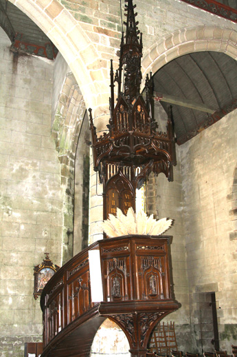 Chaire de l'glise Saint-Emilion de Loguivy-Plougras (Bretagne)