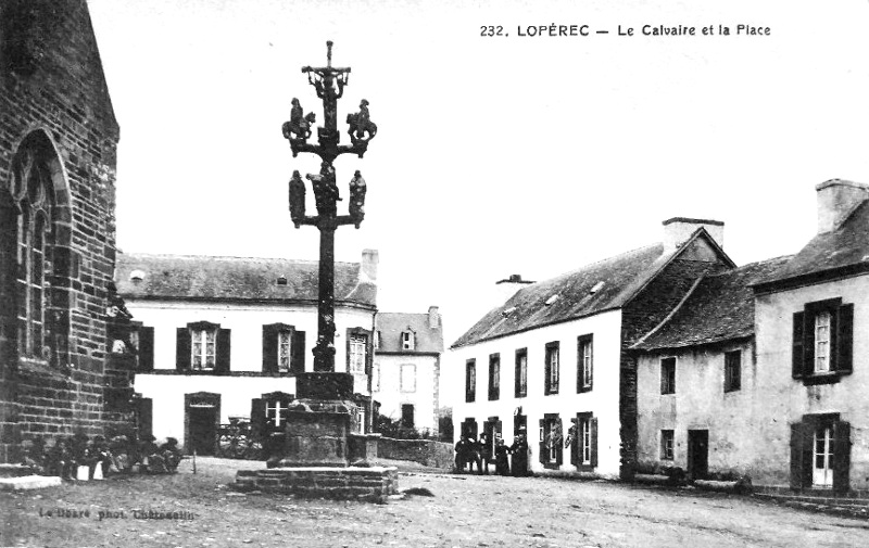 Ville de Loprec (Bretagne).