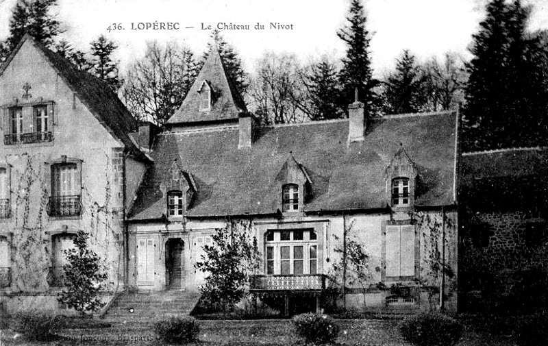 Chteau du Nivot  Loprec (Bretagne).