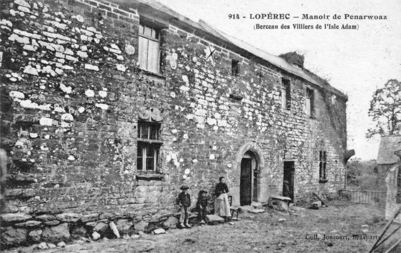 Manoir de Penarwoaz  Loprec (Bretagne).