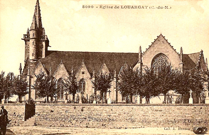 Eglise de Louargat (Bretagne).