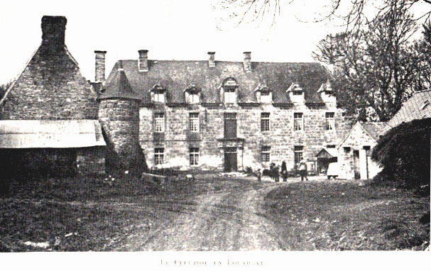 Louargat (Bretagne) : château du Cleuziou.