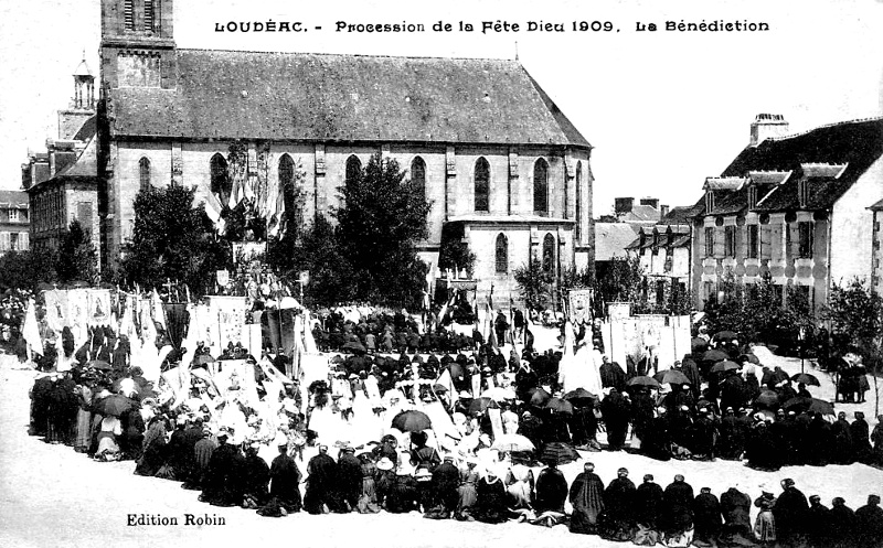 Procession à Loudéac (Bretagne).