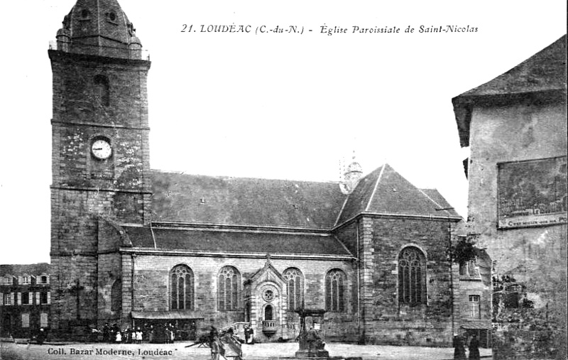 Eglise de Loudéac (Bretagne).