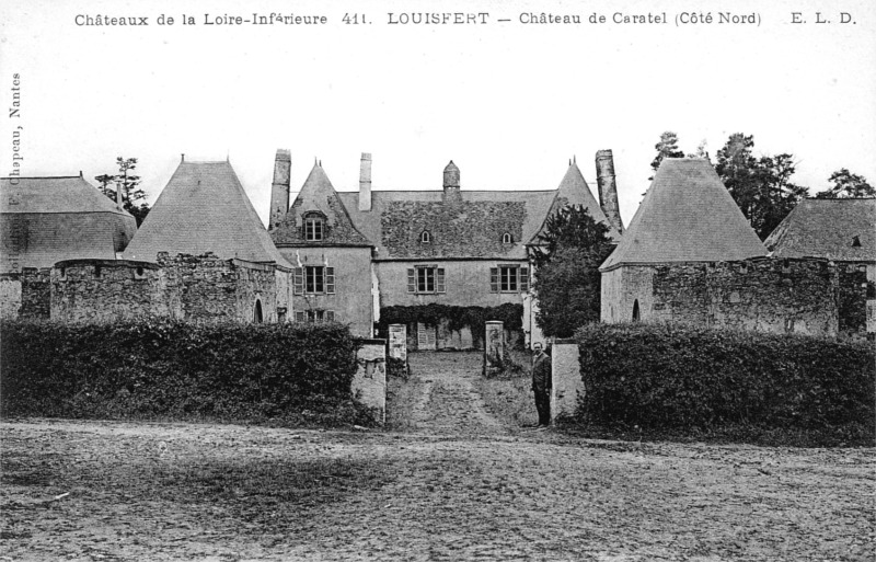 Chteau de Caratel  Louisfert (anciennement en Bretagne).