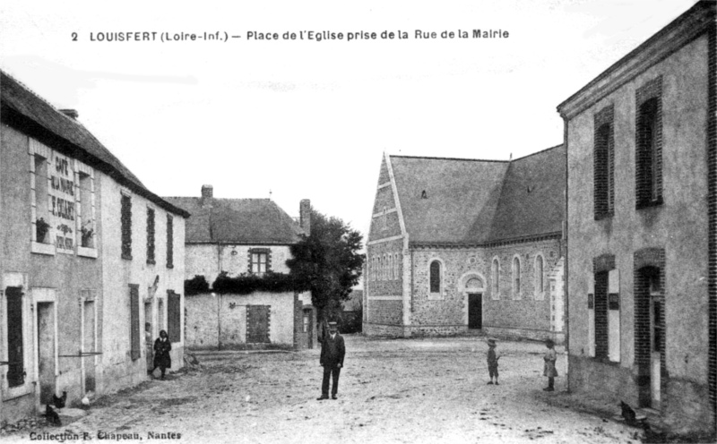 Ville de Louisfert (anciennement en Bretagne).