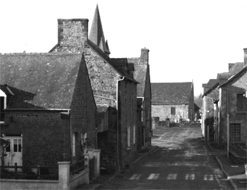 Ville de Lourmais (Bretagne).