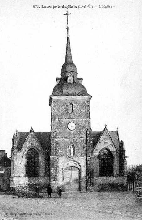 Eglise de Louvign-de-Bais (Bretagne).