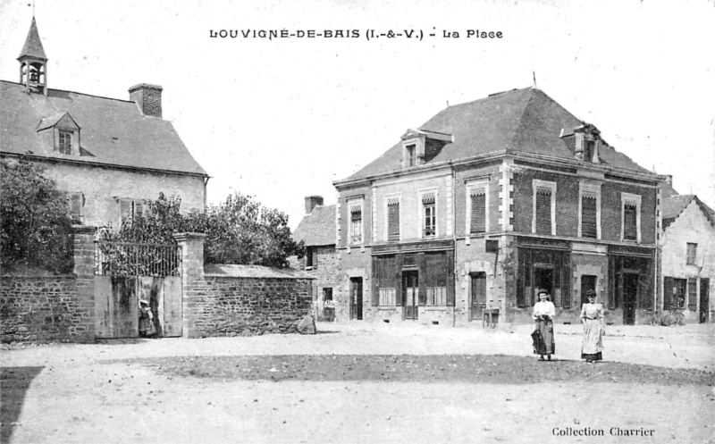 Ville de Louvign-de-Bais (Bretagne).