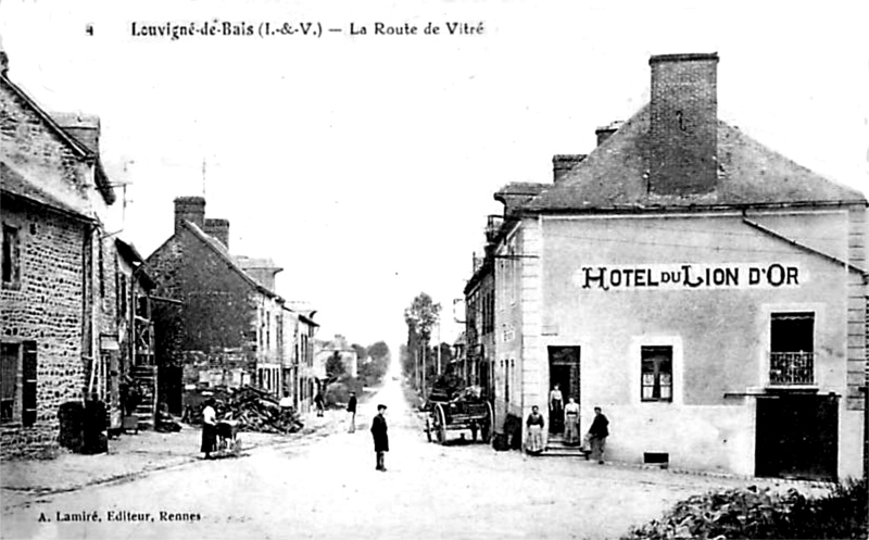Ville de Louvign-de-Bais (Bretagne).