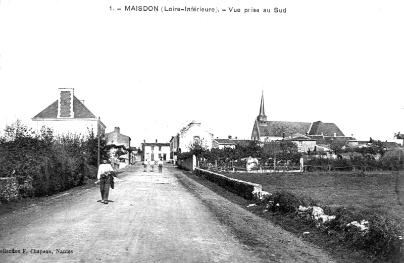 Ville de Maisdon-sur-Svre (Bretagne).
