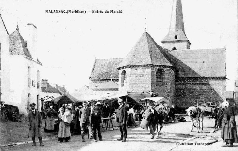 Marché de Malansac (Bretagne).