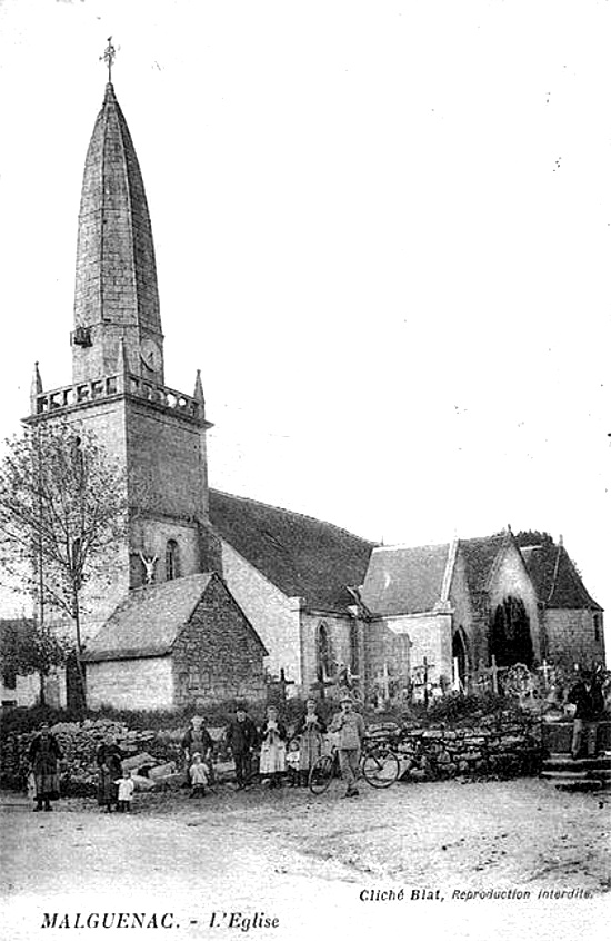 Eglise de Malgunac (Bretagne).