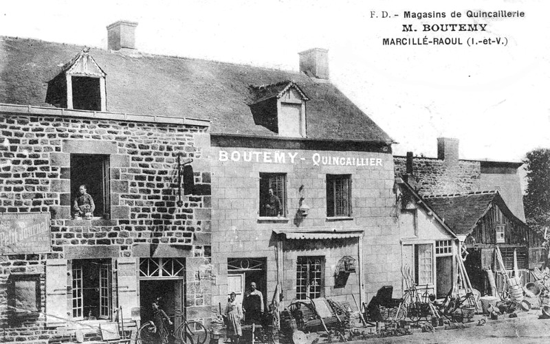 Ville de Marcill-Raoul (Bretagne).