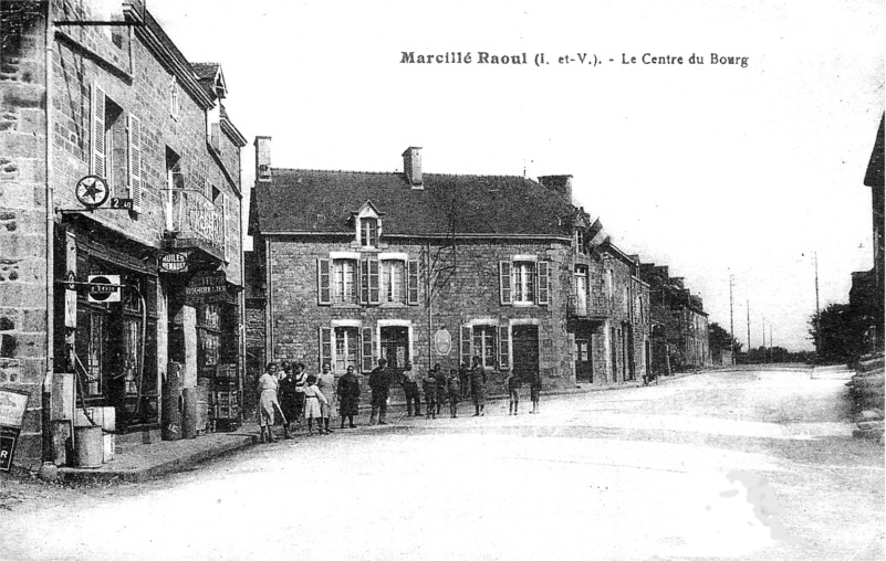 Ville de Marcill-Raoul (Bretagne).